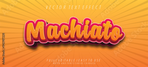 Vector 3D Editable Text Effect