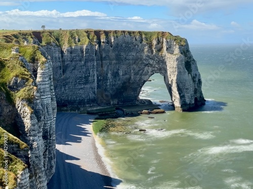 Etretat Cliffs in France photo