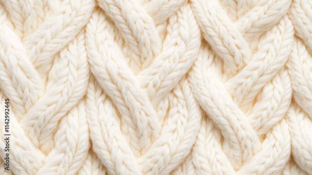 Knitted wool texture, warm cream tones with intricate patterns Knitted wool texture, warm cream tones with intricate patterns