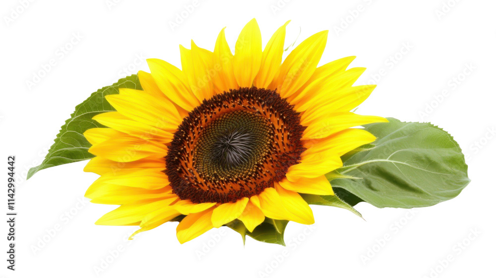 Obraz premium Sunflower, transparent background