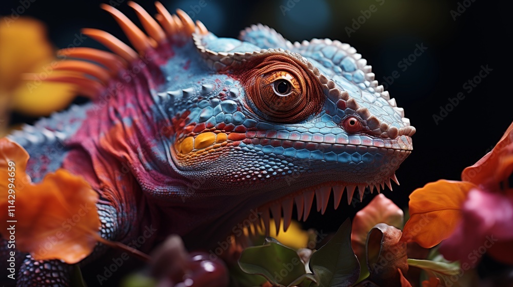 Obraz premium close up of a iguana