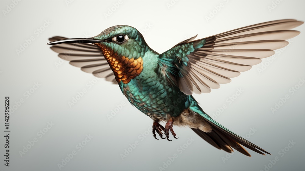 Obraz premium hummingbird on a branch