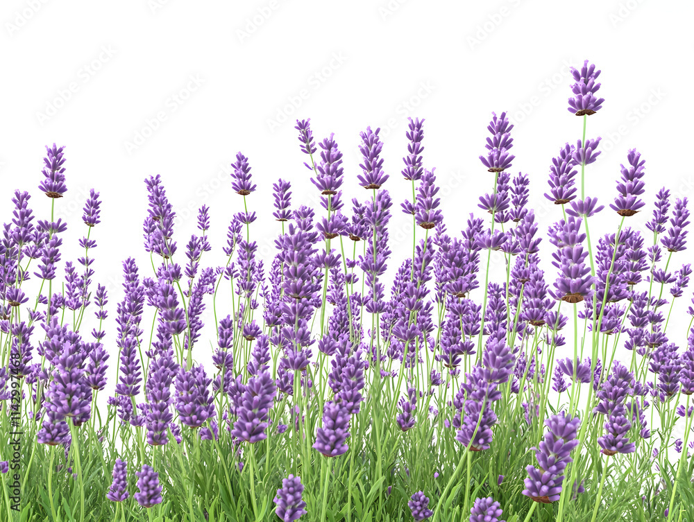 Naklejka premium lavender flowers in the garden