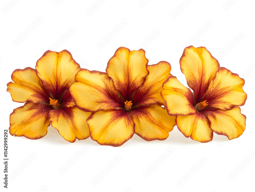 Fototapeta premium yellow flower isolated on white