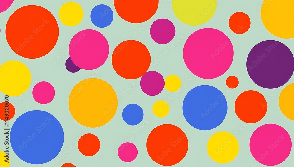 Colorful Circles Abstract Background Design Colorful Circles Abstract Background Design