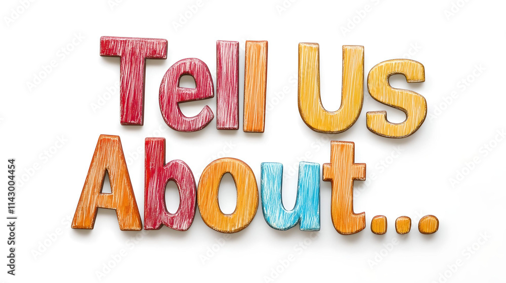 Colorful Wooden Letters Spelling Tell Us About
Colorful Wooden Letters Spelling Tell Us About