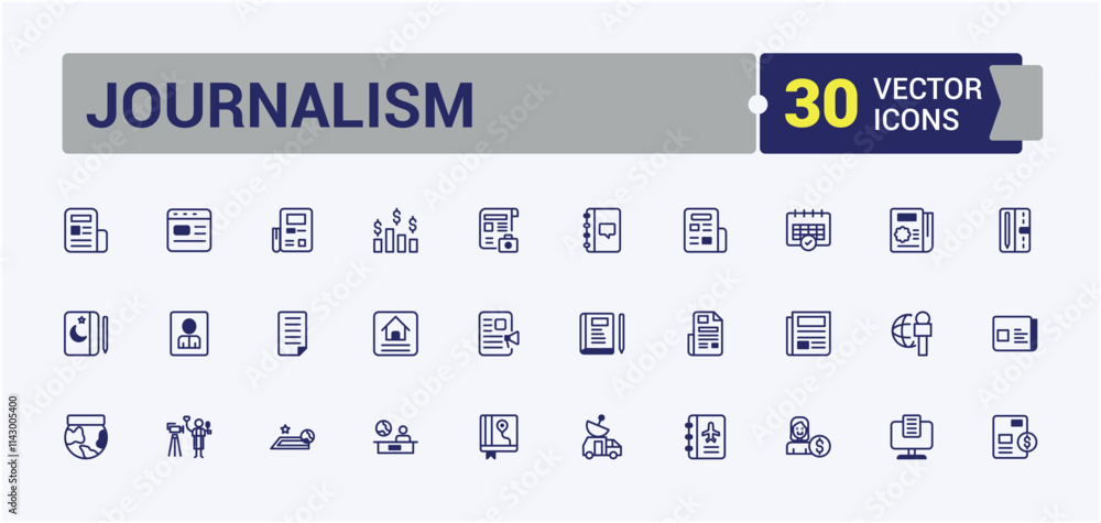Journalism icon. Contains such icons as internet, technology, pass, camera, icon, photo, communication and more. Simple line vector. Vector outline and solid icons collection. Journalism icon. Contains such icons as internet, technology, pass, camera, icon, photo, communication and more. Simple line vector. Vector outline and solid icons collection.