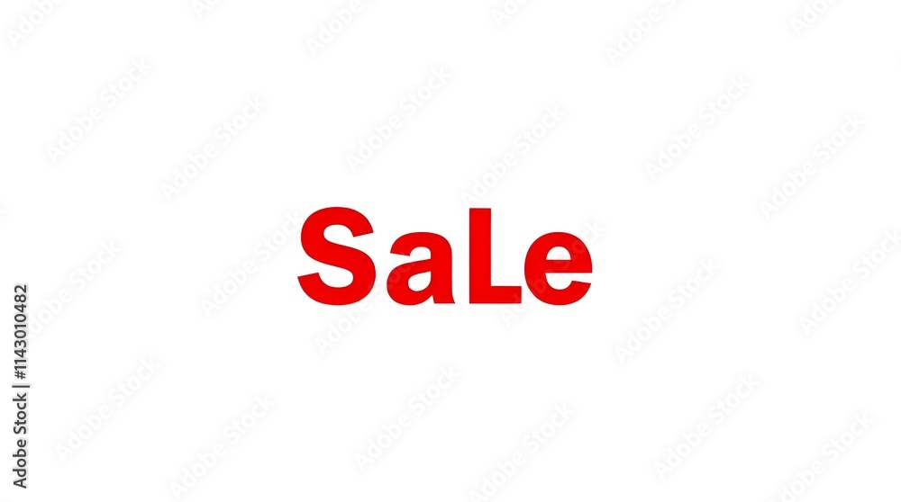 bold red sale text isolated on white background for advertising banners or flyers bold red sale text isolated on white background for advertising banners or flyers