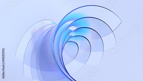 Fototapeta Naklejka Na Ścianę i Meble -  Abstract minimalist background design, 3d render