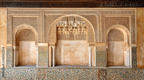 Nasrid Palaces of the Alhambra in Granada.