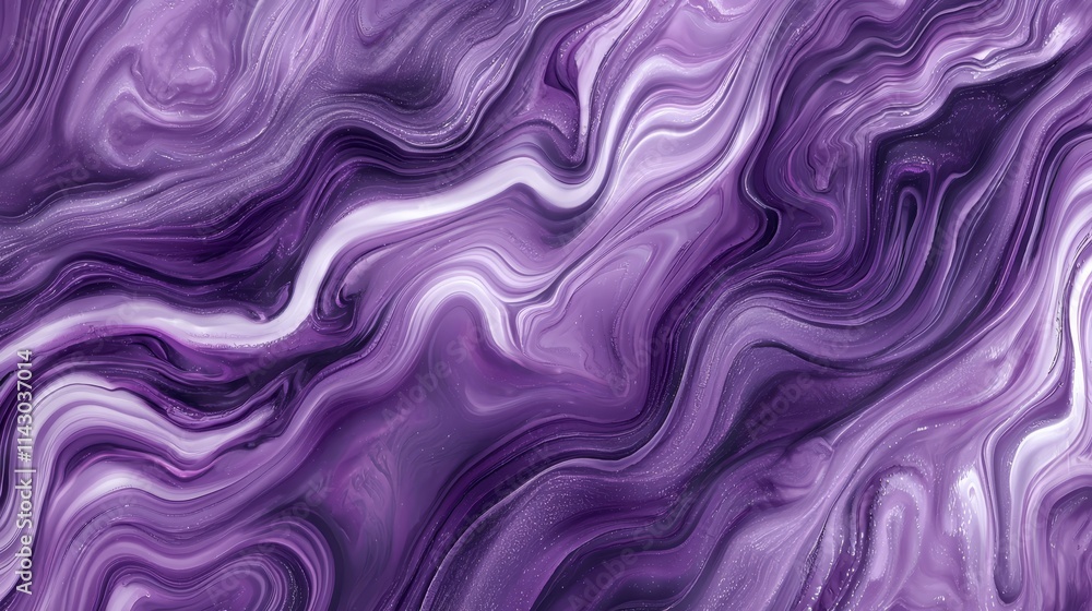 A purple and white marble background with wavy lines A purple and white marble background with wavy lines