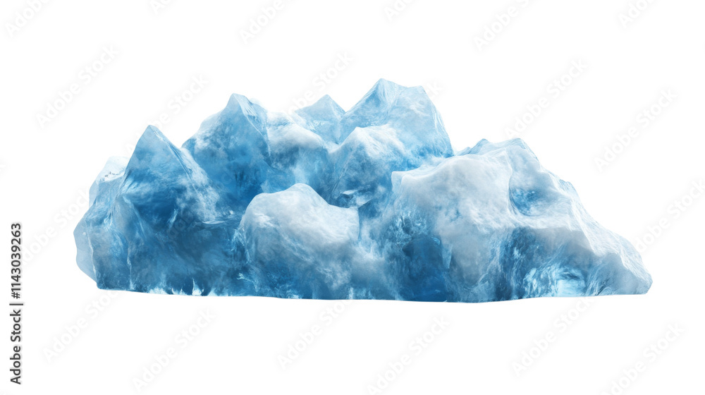 Obraz premium Iceberg, transparent background