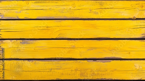 Wallpaper Mural A close up of a yellow wooden wall with peeling paint Torontodigital.ca