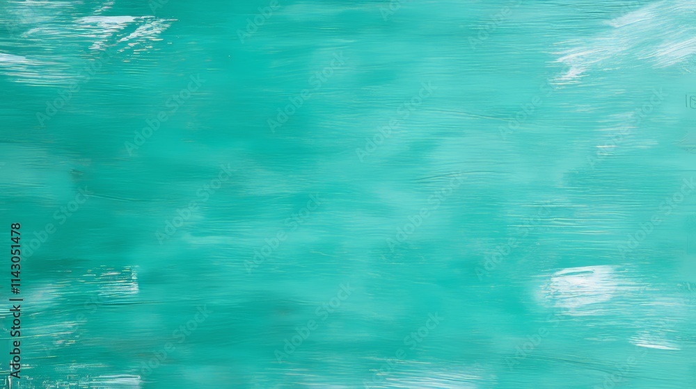 Obraz premium A grunge watercolor background with an abstract pattern featuring black, emerald, and jade green hues. The rough, grainy texture includes stain splashes and daubs in dark shades, evoking a sense of
