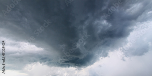 Canvas Print Storm clouds in the skies of central Illinois