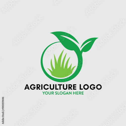 gardening and agriculture logo design vector