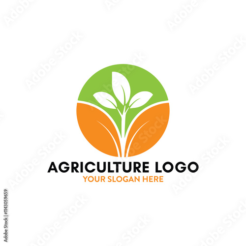 gardening and agriculture logo design vector