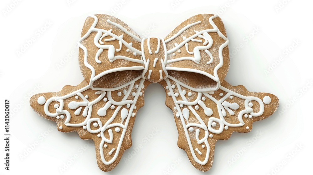 Gingerbread bow Gingerbread bow