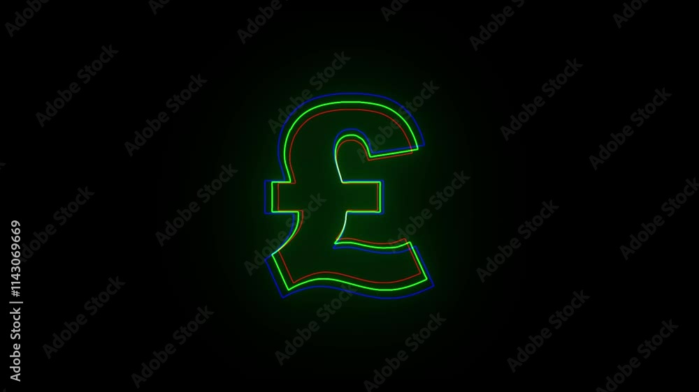 Pound Glowing Color Pound Glowing Color