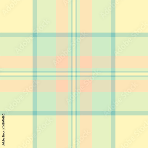 Packing tartan textile plaid, multicolor texture check vector. Reel seamless pattern background fabric in light and moccasin colors.
