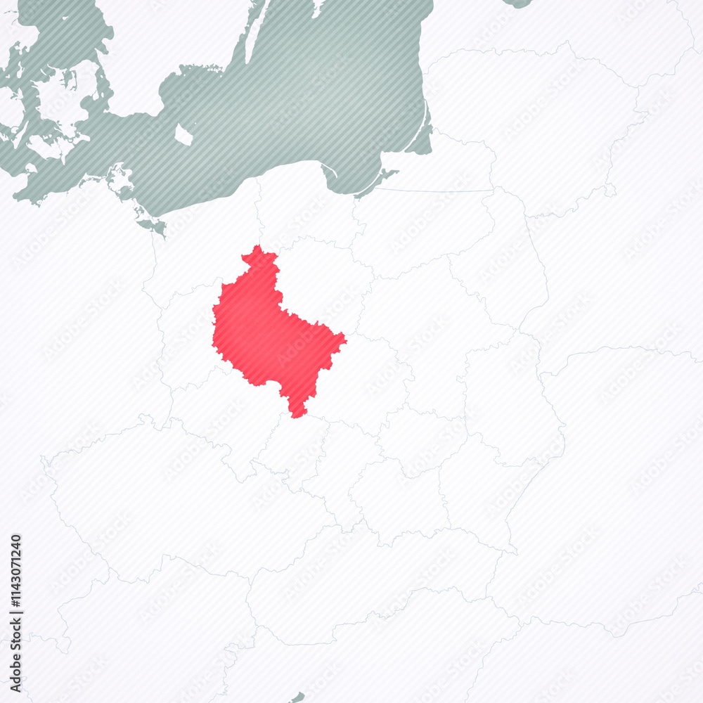 Map of Poland - Greater Poland Map of Poland - Greater Poland