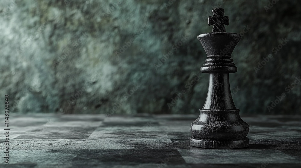 Chess pieces displayed on a textured surface, offering a timeless, strategic aesthetic for stock images and creative designs Chess pieces displayed on a textured surface, offering a timeless, strategic aesthetic for stock images and creative designs