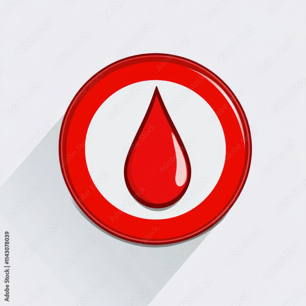 Prohibition Sign for Water: Icon of a Water Drop with a 'No' Symbol Prohibition Sign for Water: Icon of a Water Drop with a 'No' Symbol