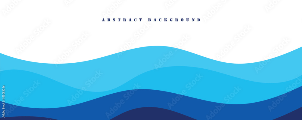 Naklejka premium abstract background with sea waves