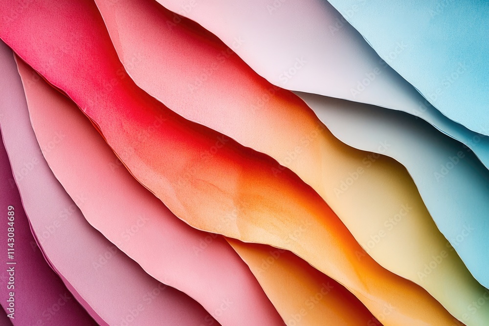 Vibrant Textured Paper with Bold Structure: Studio Photography of a Colorful Abstract Background Vibrant Textured Paper with Bold Structure: Studio Photography of a Colorful Abstract Background