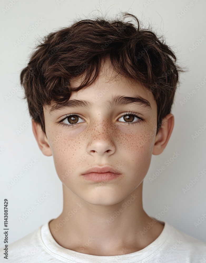 ID Photo for Passport : Spanish teenager boy 3 ID Photo for Passport : Spanish teenager boy 3