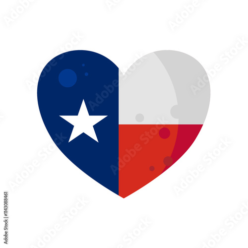 heart of texas. flag of texas shaped as a heart – vector illustration Free Download heart of texas. flag of texas shaped as a heart – vector illustration - GFXLoad