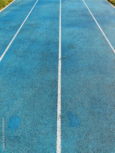 Obraz na płótnie Running track at the stadium w salonie