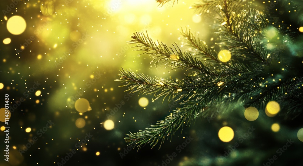 Enchanted Evergreen: A Festive Winter's Glow Enchanted Evergreen: A Festive Winter's Glow