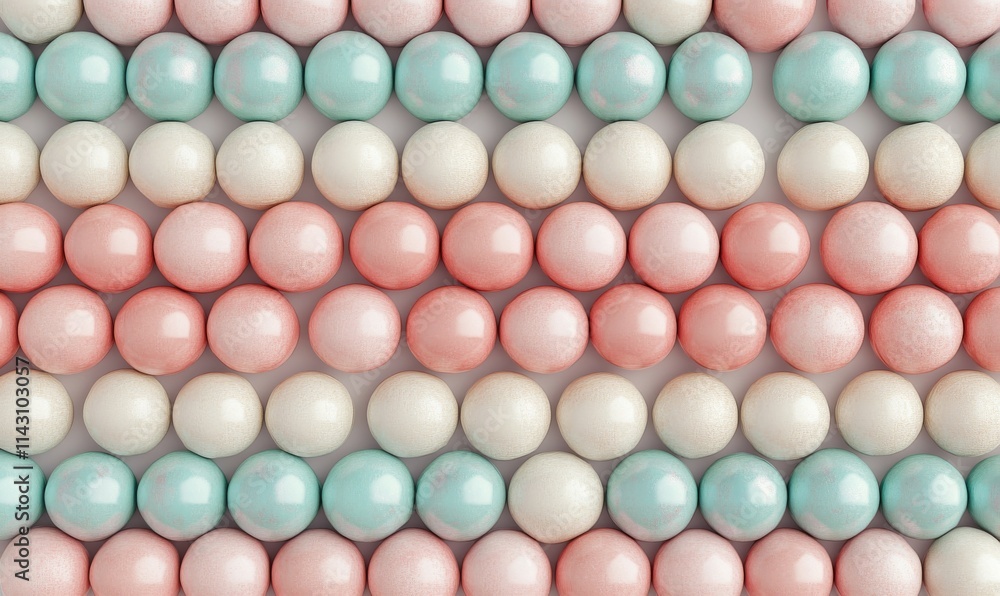 Pastel Colored 3D Spheres arranged to create a Multicolored abstract background. . Pastel Colored 3D Spheres arranged to create a Multicolored abstract background. .
