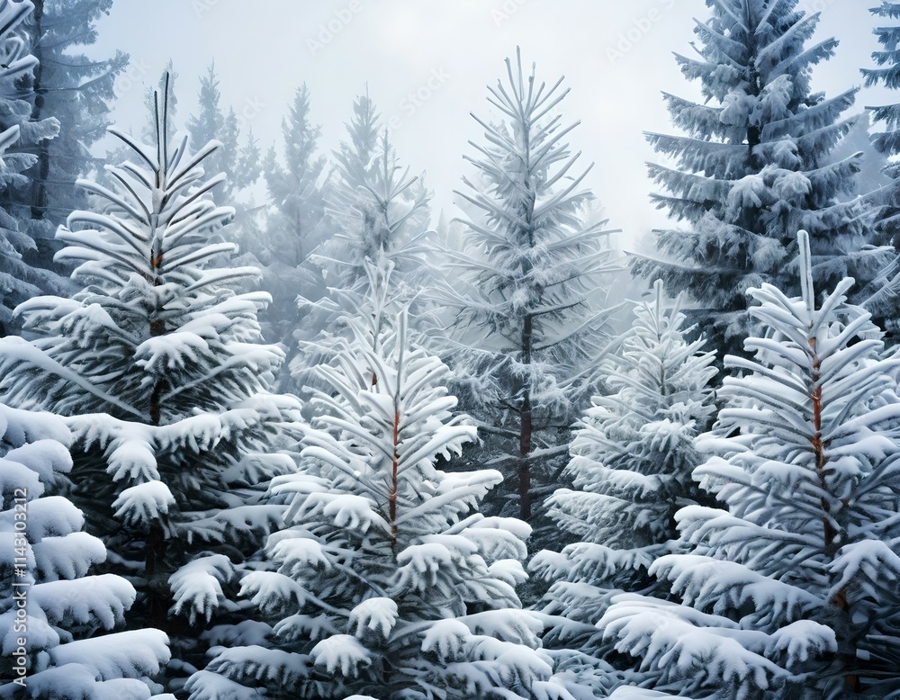 Obraz premium Winter background