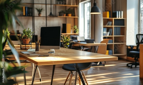 Wallpaper Mural Small modern office. Torontodigital.ca