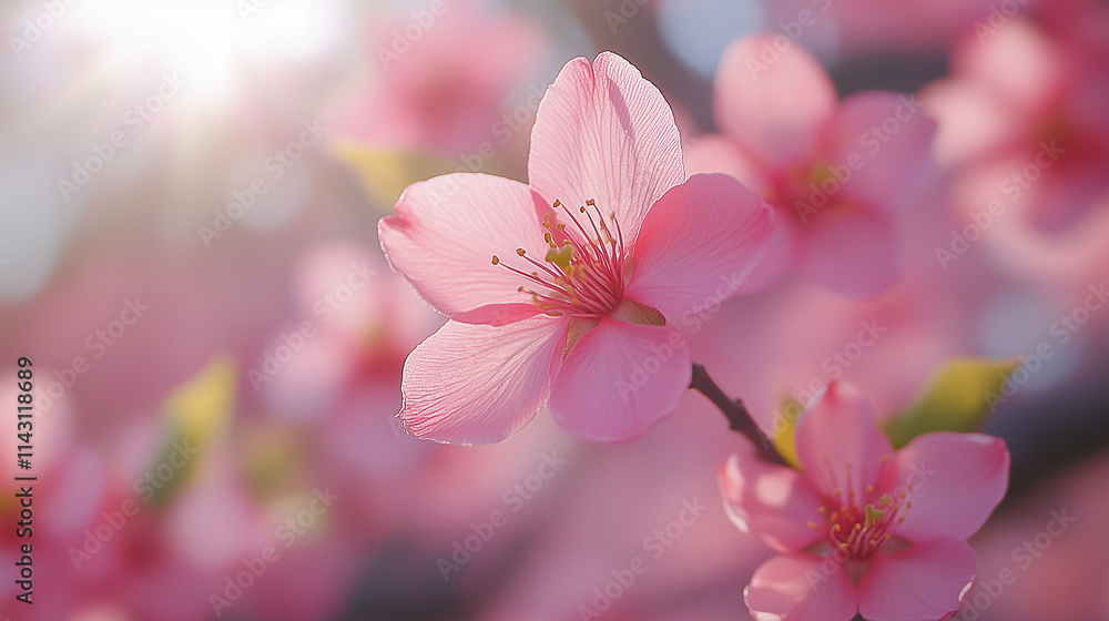 Vibrant spring flowers in full bloom create a stunning display of color in a natural setting Vibrant spring flowers in full bloom create a stunning display of color in a natural setting