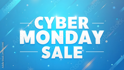 Wallpaper Mural Cyber Monday Sale Banner. Concept of online shopping, discount, and promotion. Torontodigital.ca