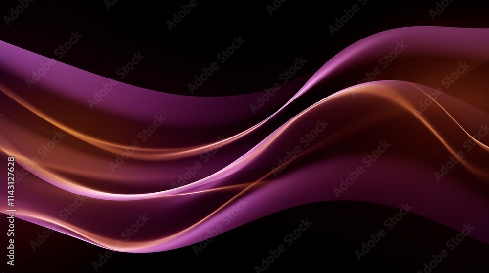 Purple abstract background with lines, stripes. Wavy text area for card, banner, flyer, design Purple abstract background with lines, stripes. Wavy text area for card, banner, flyer, design