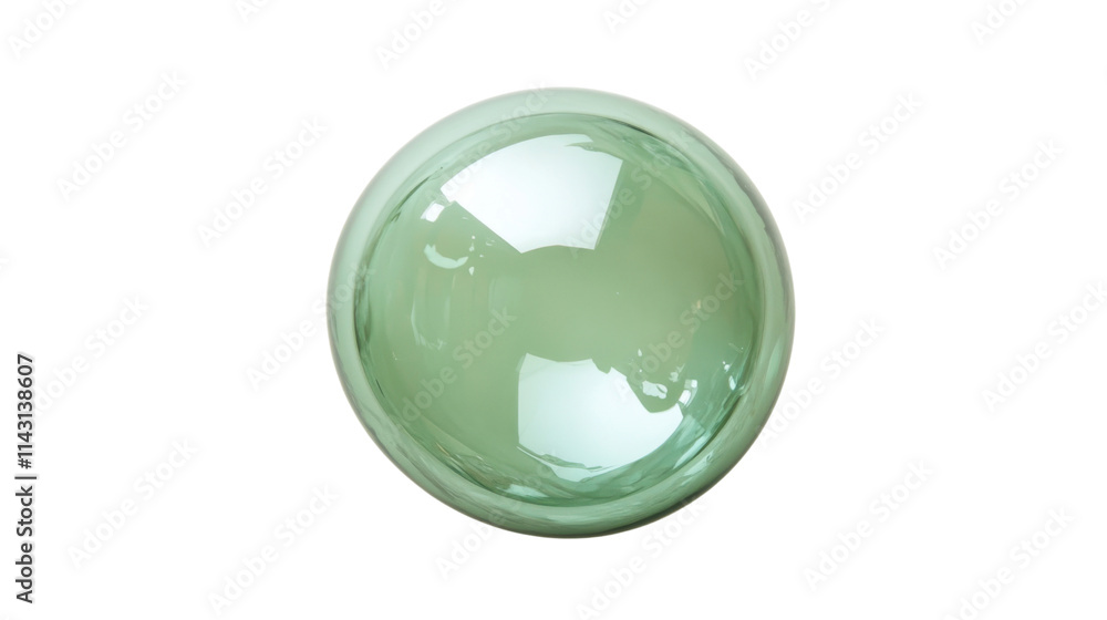 Green bubble, transparent background Green bubble, transparent background