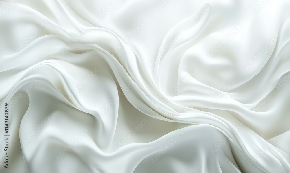 White 3D Undulating lines form a Light abstract background. . White 3D Undulating lines form a Light abstract background. .