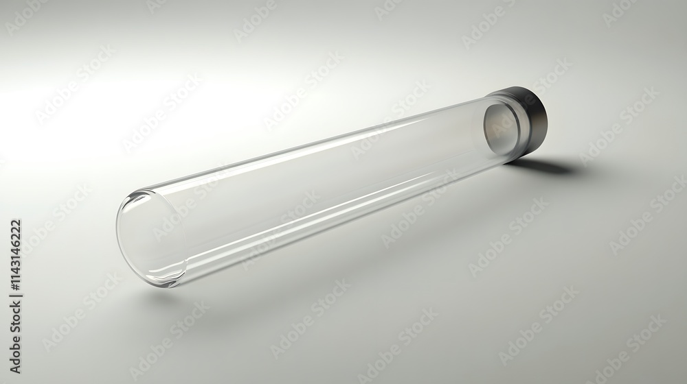 A science laboratory test tube, a piece of lab equipment for medical research A science laboratory test tube, a piece of lab equipment for medical research