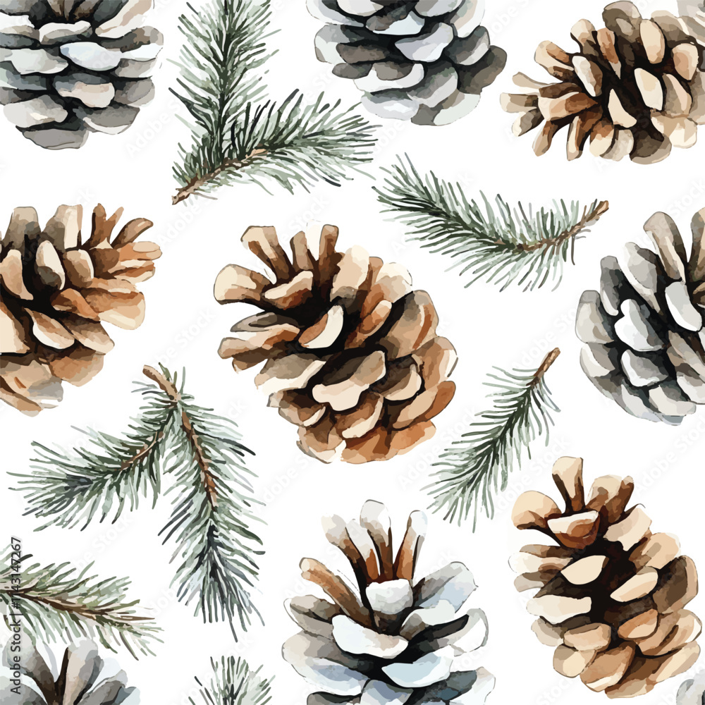Fototapeta premium pattern with cones