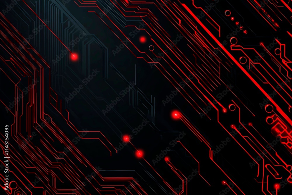 Dynamic technology-inspired abstract background with sharp red, black, and silver lines, creating a sleek and futuristic digital design. Dynamic technology-inspired abstract background with sharp red, black, and silver lines, creating a sleek and futuristic digital design.
