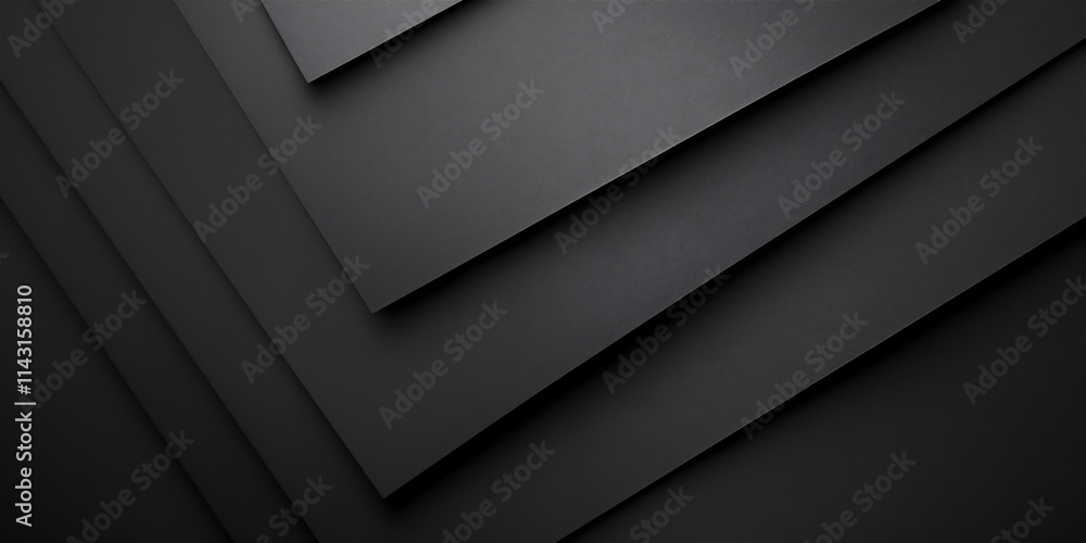 geometric black background. texture of paper and layers. simple background geometric black background. texture of paper and layers. simple background