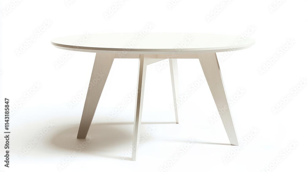Modern Scandinavian White Round Dining Table Design Modern Scandinavian White Round Dining Table Design