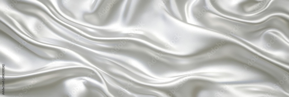 Luxurious golden silk waves forming an elegant and abstract background