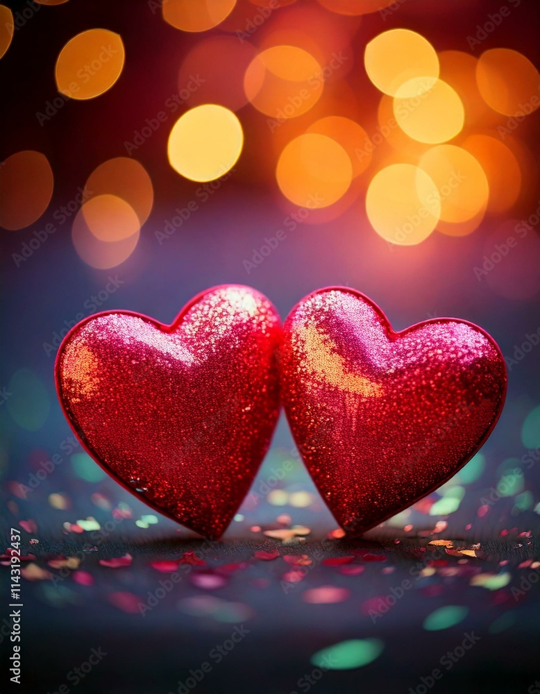 love hearts background