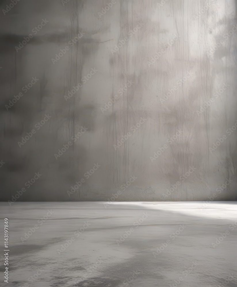 Polished concrete, thick white smoke background, minimal, surface, modern Polished concrete, thick white smoke background, minimal, surface, modern