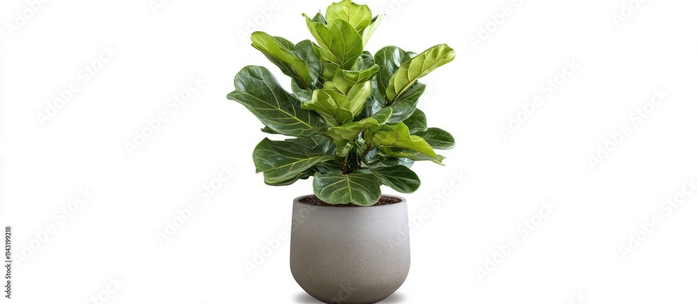 Ficus lyrata plant in elegant pot boosting modern indoor decor and enhancing vibrant lifestyle for home gardening and aesthetic appeal Ficus lyrata plant in elegant pot boosting modern indoor decor and enhancing vibrant lifestyle for home gardening and aesthetic appeal